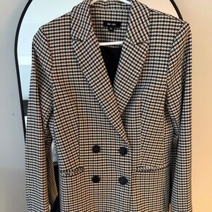 Saint and Sofia Houndstooth Cambridge blazer, US 4, worn twice